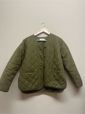 Micaela Greg cross quilted jacket size s